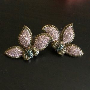 Beautiful gold earrings